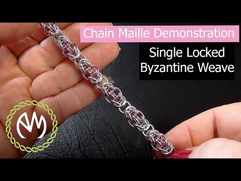 Chain Maille Tutorial - Single Locked Byzantine Weave