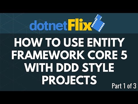How to use EF Core 5 with DDD style projects - part 1