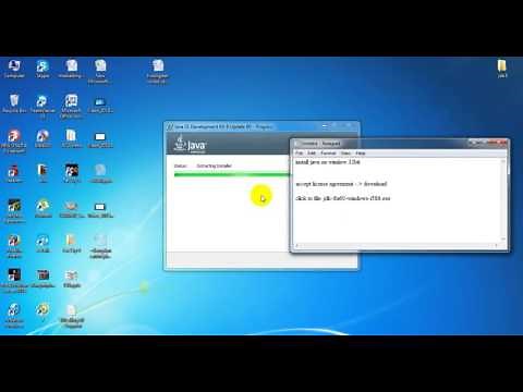 Install Java JDK 8 on window 32bit