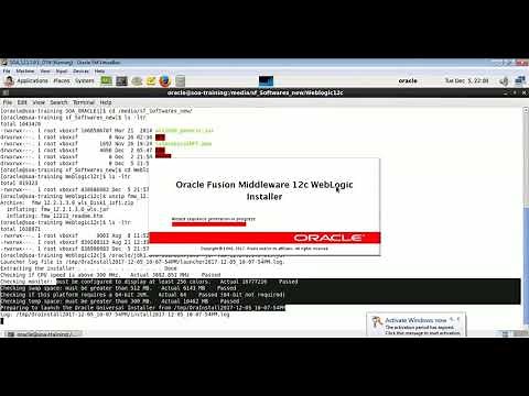 Weblogic 12c Installation in GUI mode on Linux