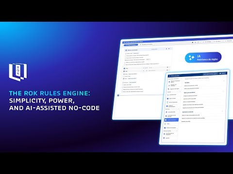 The ROK rules engine: simplicity, power, and AI-assisted no-code