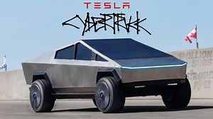 WOW! Mini Tesla Cybertruck in Action | Hacksmith Edition