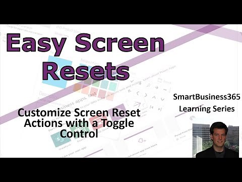 PowerApps - Easy Screen Reset