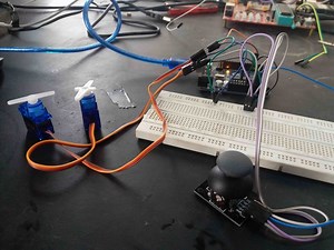Joystick Based Servo Motor Control using Arduino