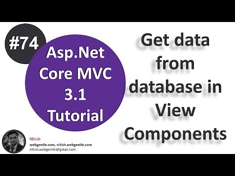 (#74) How to get data from database and use in View Component in asp.net core| Asp.Net Core tutorial