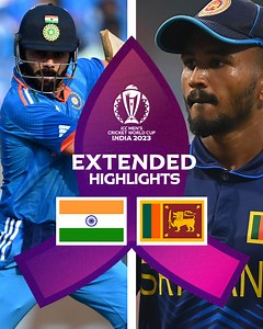 10M views · 367K reactions | A clinical showing to book their semi-final spot  Watch the extended highlights of India's massive win over Sri Lanka  #INDvSL #CWC23 | ICC Cricket World Cup | Facebook