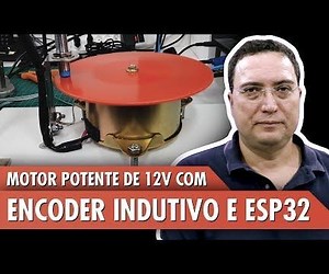 Powerful 12V Motor With Inductive Encoder and ESP32