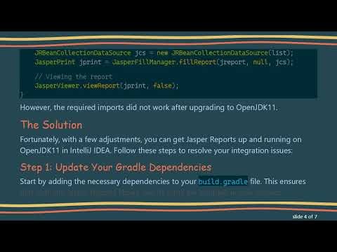 Using Jasper Reports with IntelliJ IDEA and OpenJDK11: A Guide to Smooth Transition