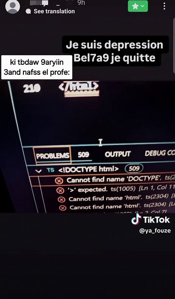 New Record ✨️😂 . . . #problem #error #vscode #javascript #htmlcss #tunsia #pc #windows11 #computer #info #informatique #new_record #ya_fouze