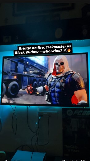 1.6K views · 4 comments | Bridge on fire, Taskmaster vs Black Widow - who wins? FCAS #ironman #thor #avengers #taskmaster #marvel #reelsfbシ #fightscene | Drift Gaming | Facebook