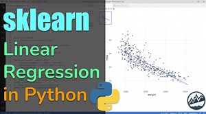 sklearn: Make your first linear regression model in Python [Video]