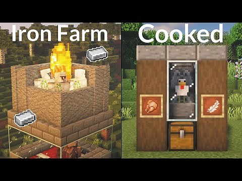 Minecraft | 4 EASY Starter Farms