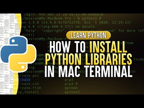 How To Install Python Libraries In Terminal