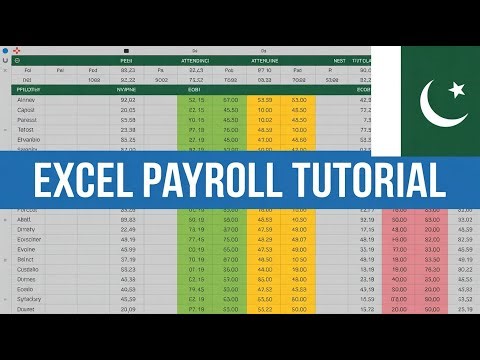 Salary Plus Attendance Sheet in Excel | Payroll in Excel or Google Sheets