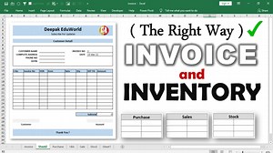 Invoice And Inventory Management in Excel - Free Download