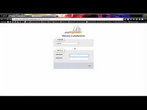 phpMyAdmin creating your first database tutorial