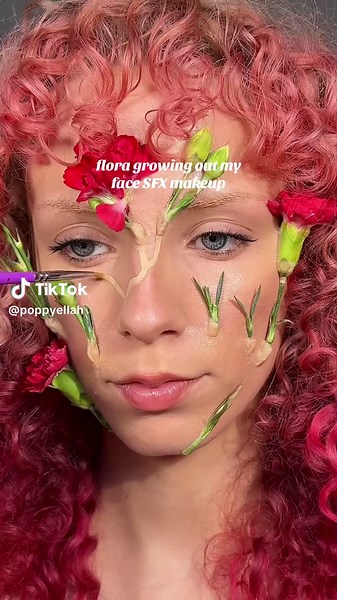 Floral SFX Makeup Tutorial: Growing a Flower on Your Face