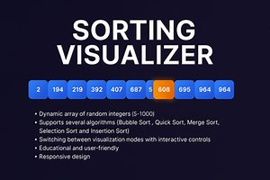 Sorting-Visualizer---Interactive-Algorithm-Demonstration