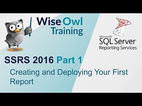 SSRS 2016 Part 1 - Creating and Deploying Your First Report