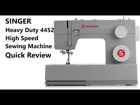 Singer Heavy Duty 4452 High Speed Sewing Machine Quick Review