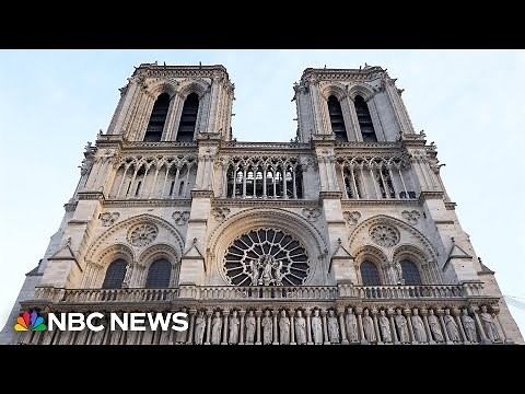 WATCH: Reopening ceremony for Notre Dame Cathedral in Paris | NBC News