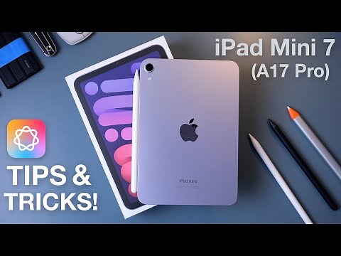 How to use iPad mini 7 + Tips/Tricks!