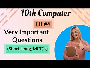 class 10 computer chapter 4 important questions | 10th class important questions 2023
