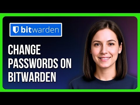 How to Change Passwords on Bitwarden
