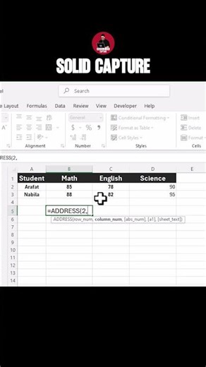 "Master the ADDRESS Formula in Excel in 5 Minutes!"
