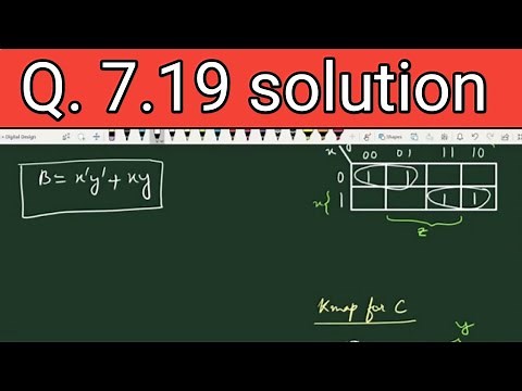 Q. 7.19: Tabulate the PLA programming table for the four Boolean functions listed below.