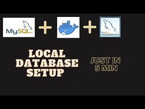 Local Database setup In just 5 Mins (docker+mysql+workbench)