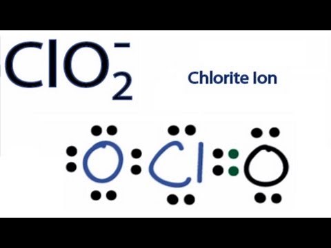 ClO2- Lewis Structure - How to Draw the Lewis Structure for ClO2- (Chlorite Ion)