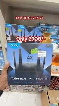 Cudy WR1500 AX1500 Dual Band WiFi 6 Mesh Router | ALIF NETWORK
