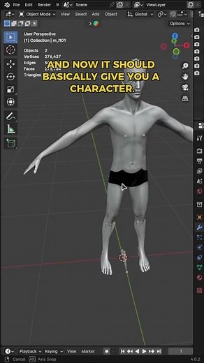 How To Quickly Create a 3D Character in Blender