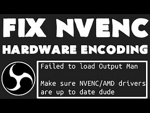 Fix NVENC Hardware Encoding | Starting Output Failed