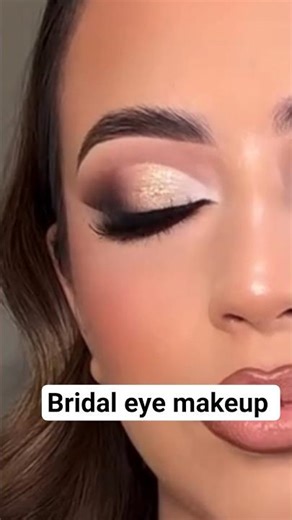 Bridal Eye Makeup Tutorial | Soft Glam to Heavy Bridal Look#shortsviral #shortsviral