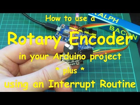 #19 How to use a Rotary Encoder with an Interrupt routine on your Arduino