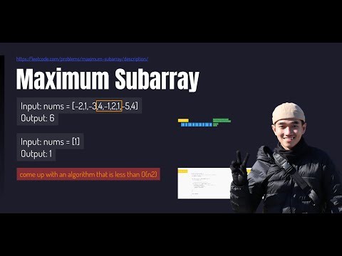Master Kadane’s Algorithm in 5 Minutes | Maximum Subarray O(n) (Leetcode 53. Maximum Subarray)
