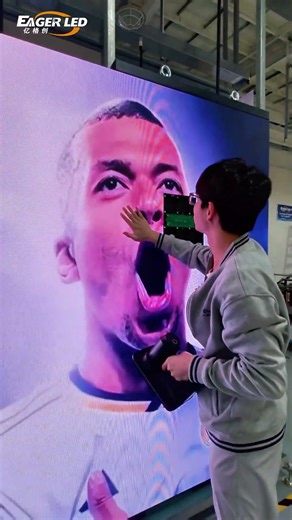 Fix Mbappe!#ledscreen #ledvideowall #ledboard #eagerled #ledmodule #indoorleddisplay #ledpanel