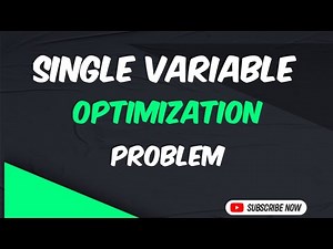 Single Variable Optimization Problem in optimization techniques