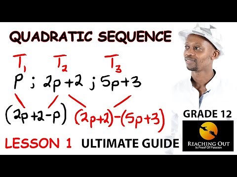 Quadratic Sequence - Mathematics- Grade 12 Revision