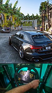 2.3M views · 10K reactions | Audi RS6 Avant leaving Home  Cockpit: Next Level Racing F-GT Elite Steering Wheel: Thrustmaster TS-XW + EVO Racing 32R Leather Use coupon code "M7HU" to get 5% discount on any Next Level Racing product https://nextlevelracing.com/?ref=7318 #ForzaHorizon5 #forza #FH5 #Audi #rs6 | M7HU | Facebook