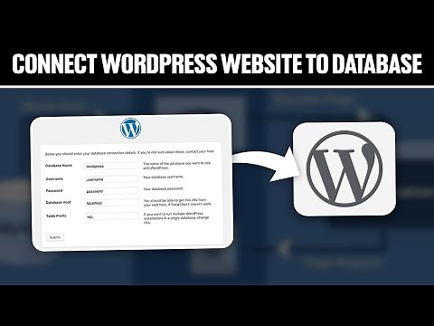 How To Connect WordPress Website To a Database ! (Full Tutorial)