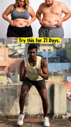 Prasanth / fitness trainer on Instagram: "🔥 5 Moves to Burn Fat (WITHOUT touching the floor! 🔁 Sets / Rounds • Beginners: 2 Sets • Intermediate: 3 Sets • Advanced: 4 Sets 🏋️ Reps / Time (Each Set) • Jumping Jacks: 50 Reps • Squats: 20 Reps • High Knees: 30 Seconds • Knee-to-Elbow: 20 Reps • Foot Fire: 20 Seconds ⏱ Rest Type • Between Exercises: 10–15 Seconds • Between Sets: • Beginner: 60 sec • Intermediate: 30–45 sec • Advanced: 20–30 sec #StandingWorkout #FootFire #FatBurn #BellyFatBurn #No