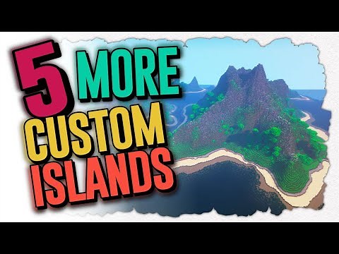 5 MORE Custom Survival Island Maps [1.16.5 Downloads]