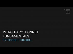 Intro to Pythonnet | Fundamentals
