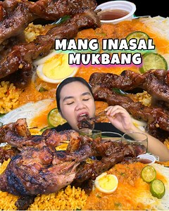 532K views · 9.1K reactions | Sino Nagke Crave sa inyo ng Mang Inasal? Ako rin MANG INASAL MUKBANG Chicken Inasal, Pork Inasal Bbq, Palabok at Java Rice Mukbang Eating Show | Sino Si Richard | Facebook