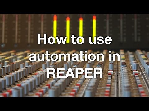 How to use automation in REAPER