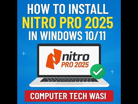 Nitro Pro 14 / 2025 Full Setup & Installation | Best PDF Editor 2025