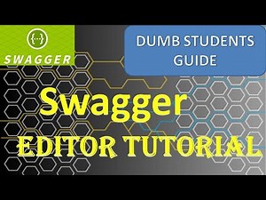 Swagger editor tutorial | OpenAPI specificcation | Dumb Students guide